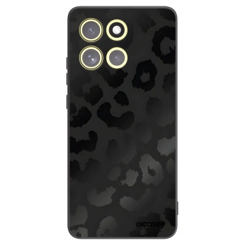Picasee silikonowe czarne etui na Motorola Moto G86 5G - Midnight Leopard