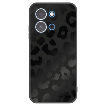 Picasee silikonowe czarne etui na Xiaomi Redmi 15C 4G - Midnight Leopard