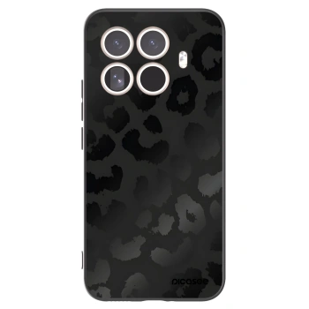 Picasee silikonowe czarne etui na Xiaomi 15T Pro - Midnight Leopard