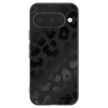 Picasee silikonowe czarne etui na Google Pixel 10 - Midnight Leopard