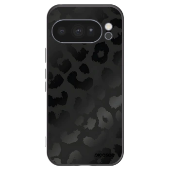 Picasee silikonowe czarne etui na Google Pixel 10 Pro - Midnight Leopard