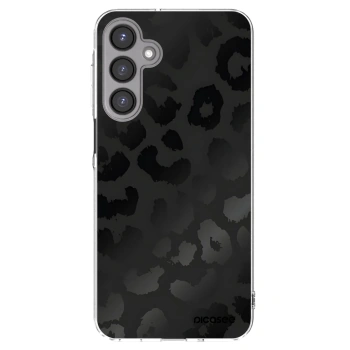 Picasee silikonowe przeźroczyste etui na Samsung Galaxy A16 4G - Midnight Leopard
