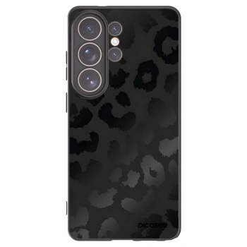 Picasee silikonowe czarne etui na Samsung Galaxy S26 Ultra - Midnight Leopard