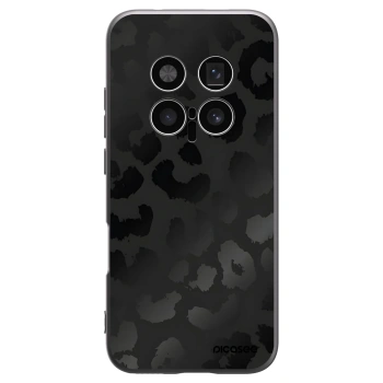 Picasee silikonowe czarne etui na Honor Magic8 Pro 5G - Midnight Leopard