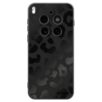 Picasee silikonowe czarne etui na Vivo X300 Pro - Midnight Leopard