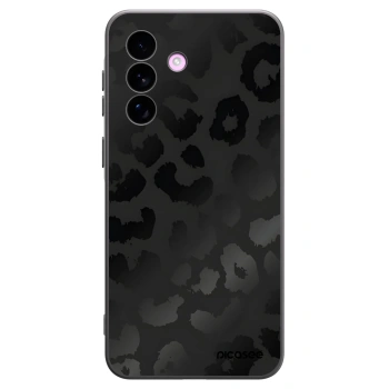 Picasee silikonowe czarne etui na Samsung Galaxy A57 5G - Midnight Leopard