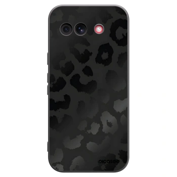 Picasee silikonowe czarne etui na Google Pixel 10a - Midnight Leopard