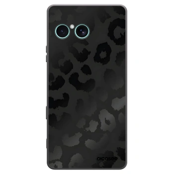 Picasee silikonowe czarne etui na Sony Xperia 10 VII - Midnight Leopard