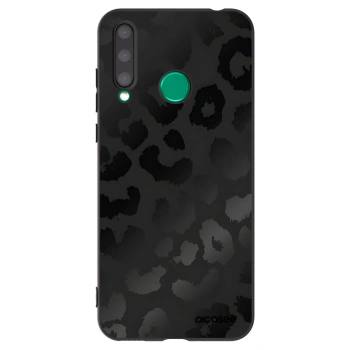 Picasee silikonowe czarne etui na Honor 20 Lite - Midnight Leopard
