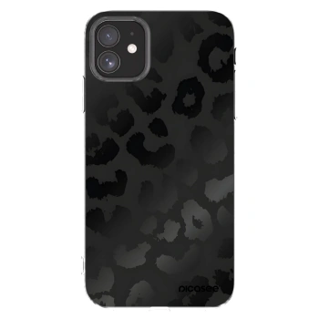 Picasee silikonowe przeźroczyste etui na Apple iPhone 11 - Midnight Leopard