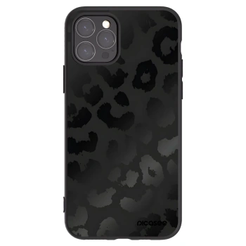 Picasee silikonowe czarne etui na Apple iPhone 11 Pro - Midnight Leopard