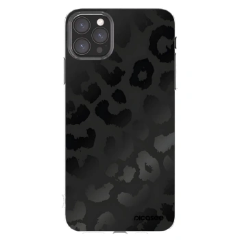 Picasee silikonowe przeźroczyste etui na Apple iPhone 11 Pro Max - Midnight Leopard
