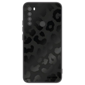 Picasee silikonowe czarne etui na Xiaomi Redmi Note 8 - Midnight Leopard