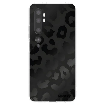 Picasee silikonowe przeźroczyste etui na Xiaomi Mi Note 10 (Pro) - Midnight Leopard