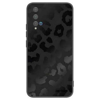 Picasee silikonowe czarne etui na Huawei Nova 5T - Midnight Leopard
