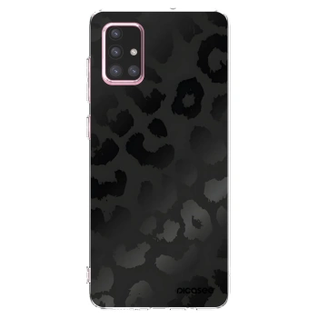Picasee silikonowe przeźroczyste etui na Samsung Galaxy A71 A715F - Midnight Leopard