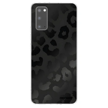 Picasee silikonowe przeźroczyste etui na Samsung Galaxy S20 G980F - Midnight Leopard