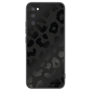Picasee silikonowe czarne etui na Samsung Galaxy S20 G980F - Midnight Leopard
