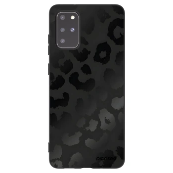 Picasee silikonowe czarne etui na Samsung Galaxy S20+ G985F - Midnight Leopard