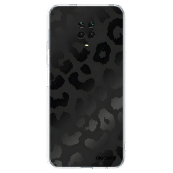Picasee silikonowe przeźroczyste etui na Xiaomi Redmi Note 9 Pro - Midnight Leopard