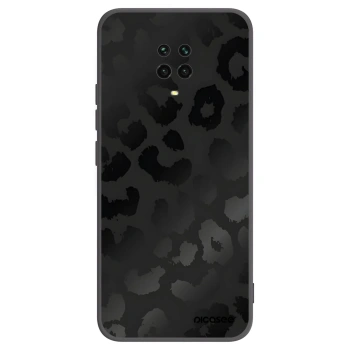 Picasee silikonowe czarne etui na Xiaomi Redmi Note 9 Pro - Midnight Leopard