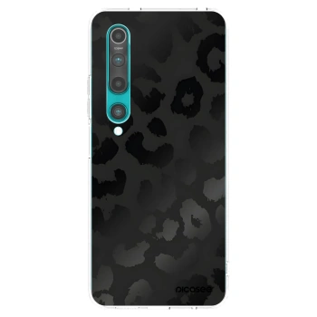 Picasee silikonowe przeźroczyste etui na Xiaomi Mi 10 - Midnight Leopard