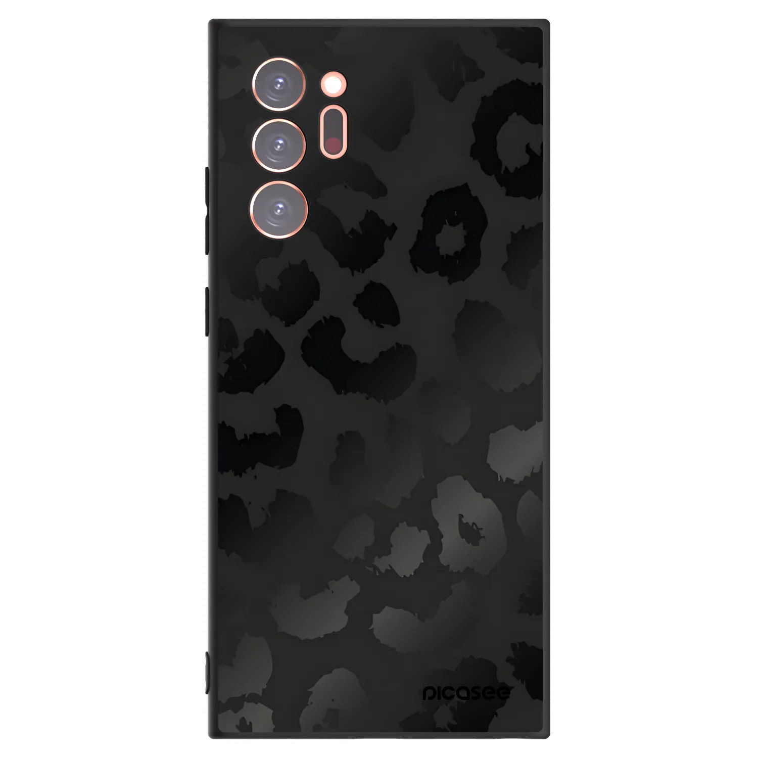 Picasee silikonowe czarne etui na Samsung Galaxy Note 20 Ultra - Midnight Leopard