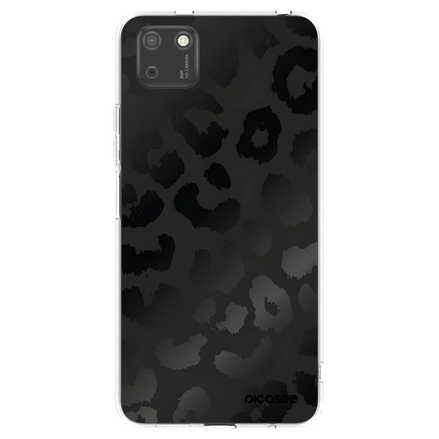 Picasee silikonowe przeźroczyste etui na Huawei Y5P - Midnight Leopard