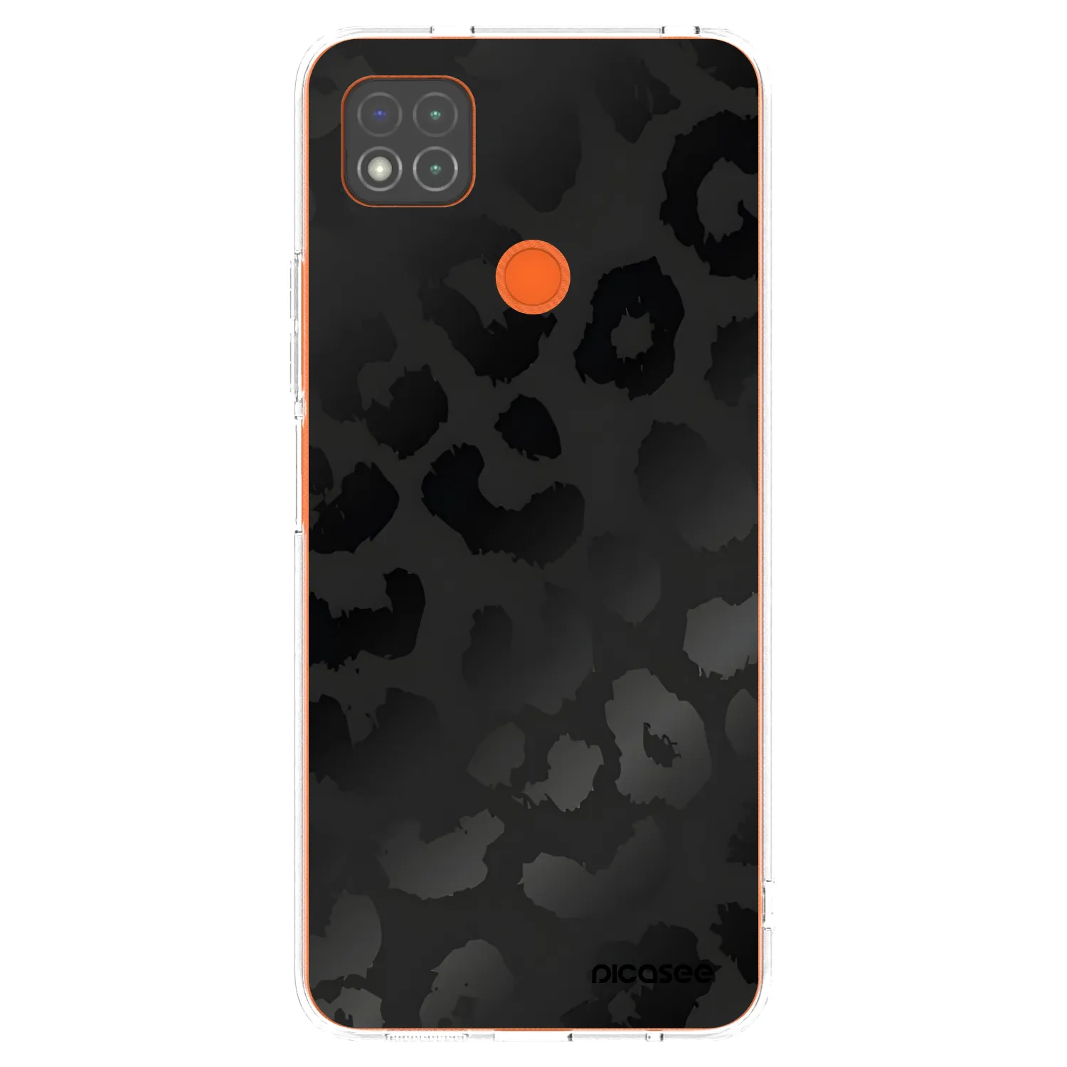 Picasee silikonowe przeźroczyste etui na Xiaomi Redmi 9C - Midnight Leopard