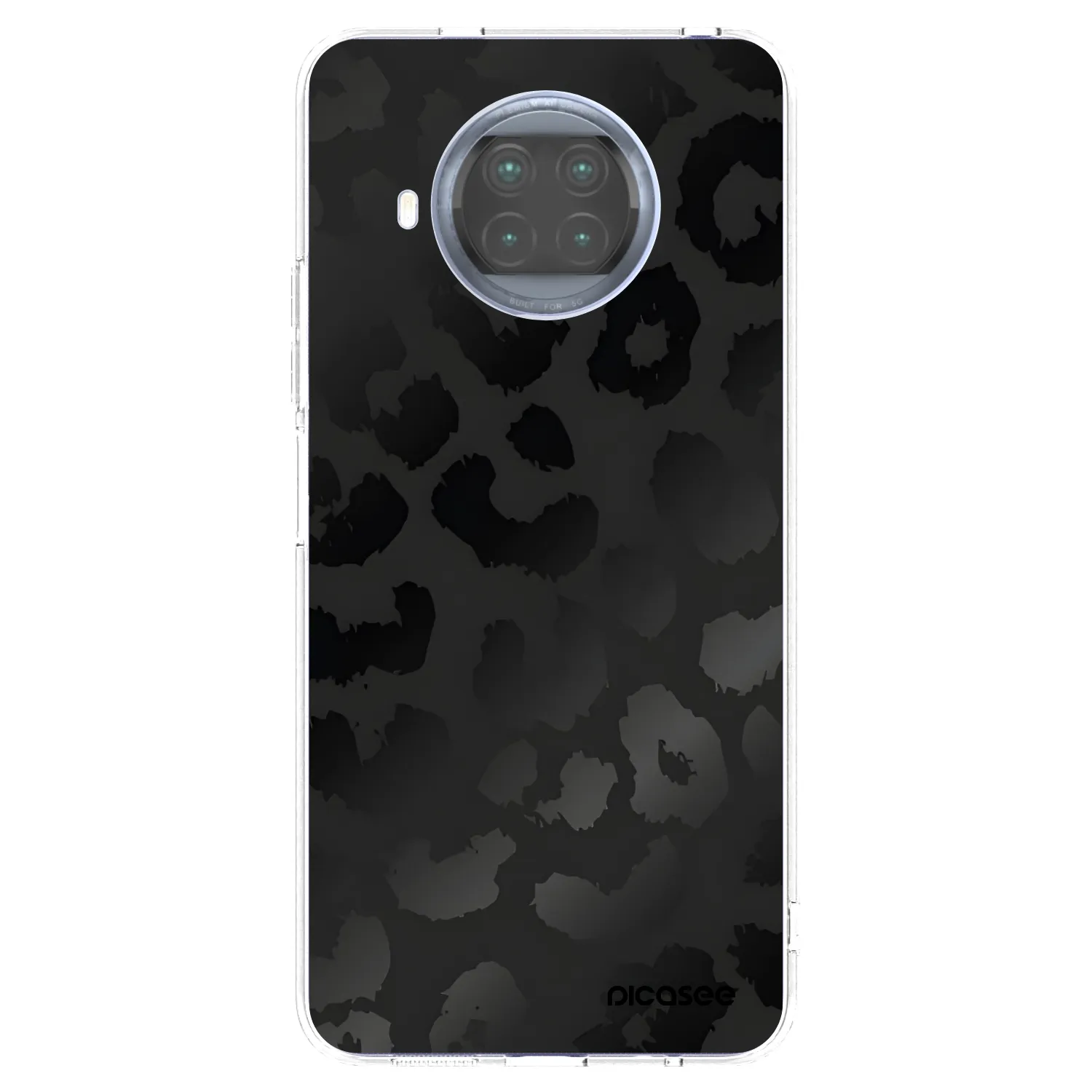 Picasee silikonowe przeźroczyste etui na Xiaomi Mi 10T Lite - Midnight Leopard