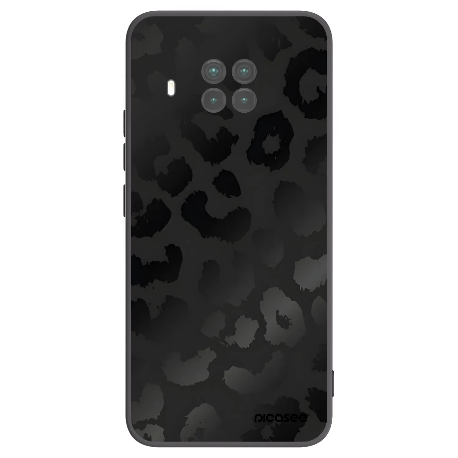 Picasee silikonowe czarne etui na Xiaomi Mi 10T Lite - Midnight Leopard