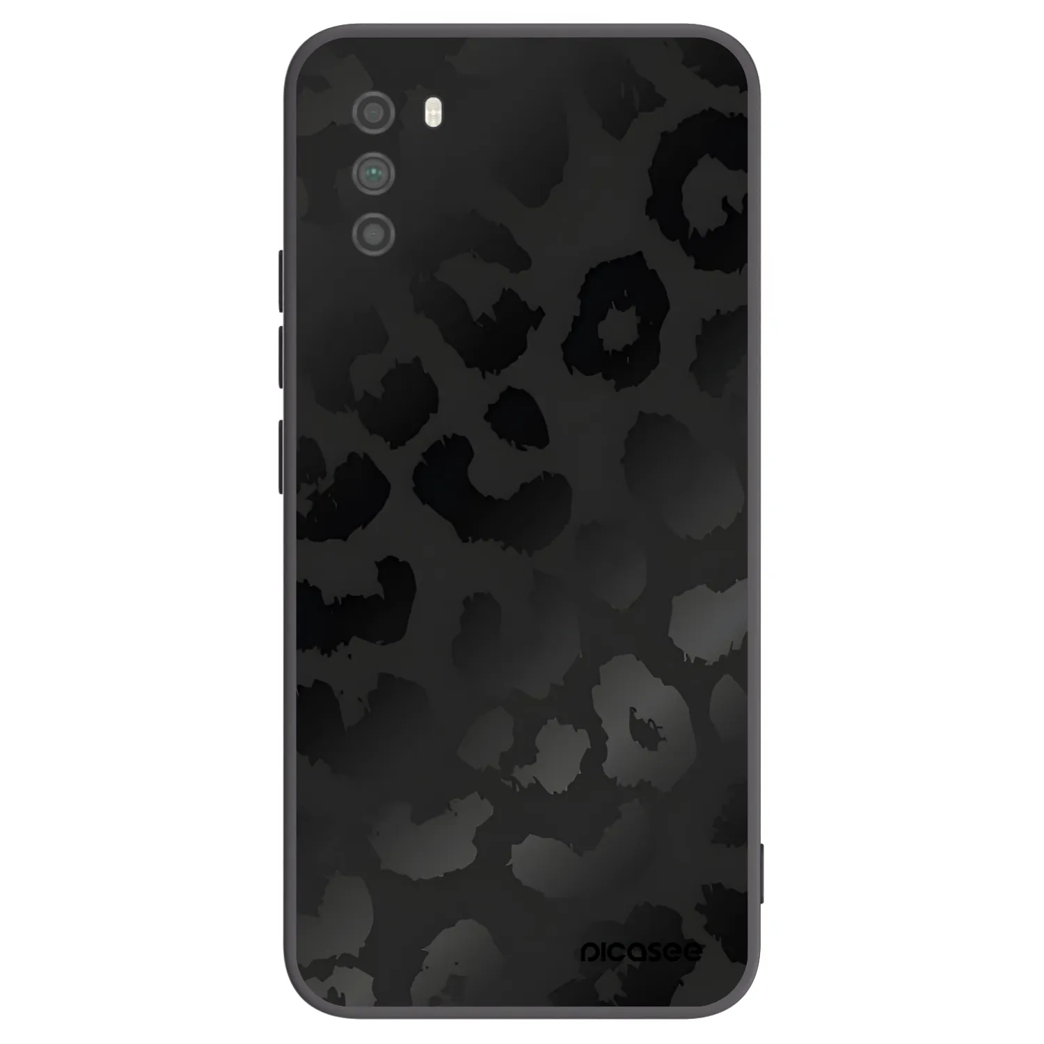 Picasee silikonowe czarne etui na Xiaomi Poco M3 - Midnight Leopard