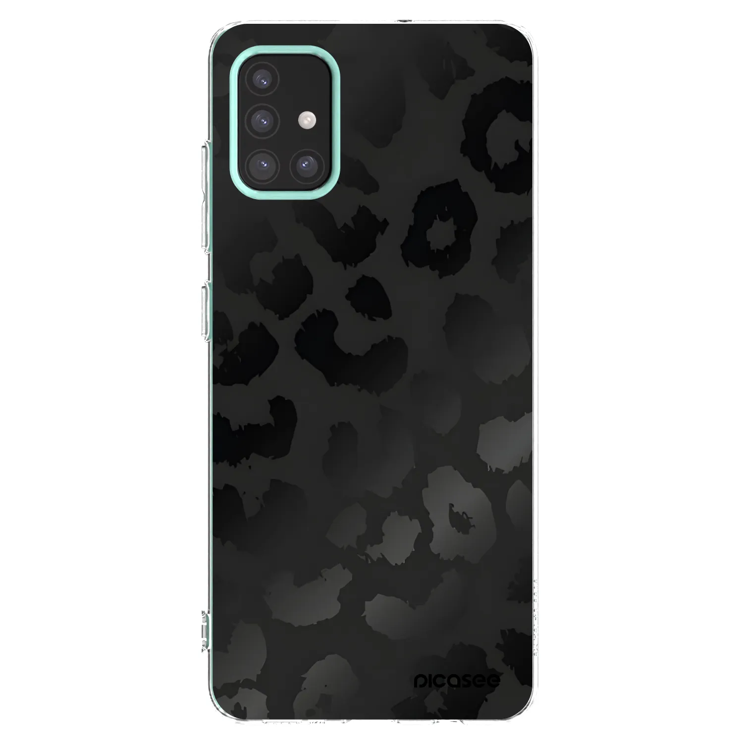 Picasee silikonowe przeźroczyste etui na Samsung Galaxy M31s - Midnight Leopard