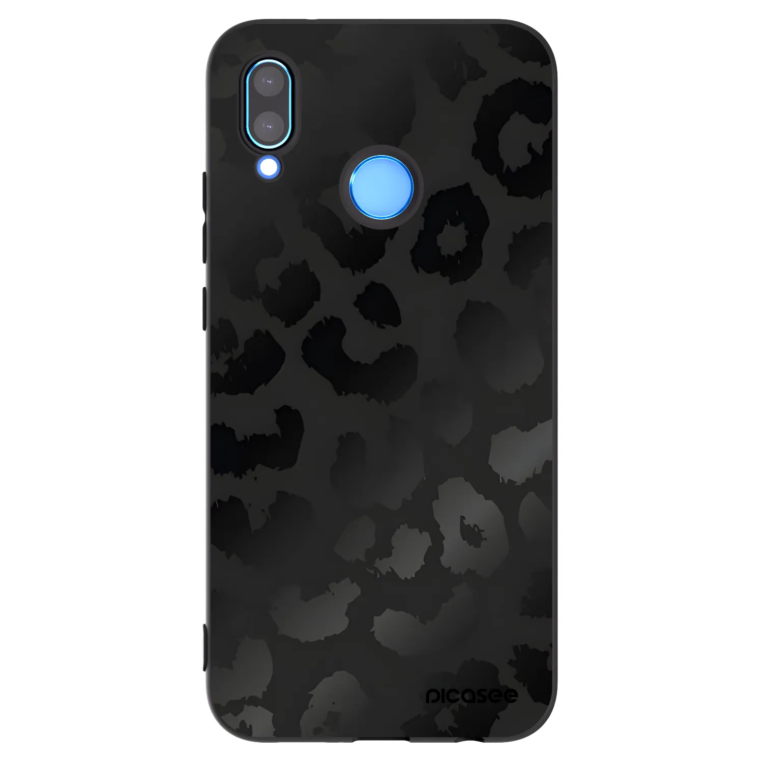 Picasee silikonowe czarne etui na Huawei P20 Lite - Midnight Leopard