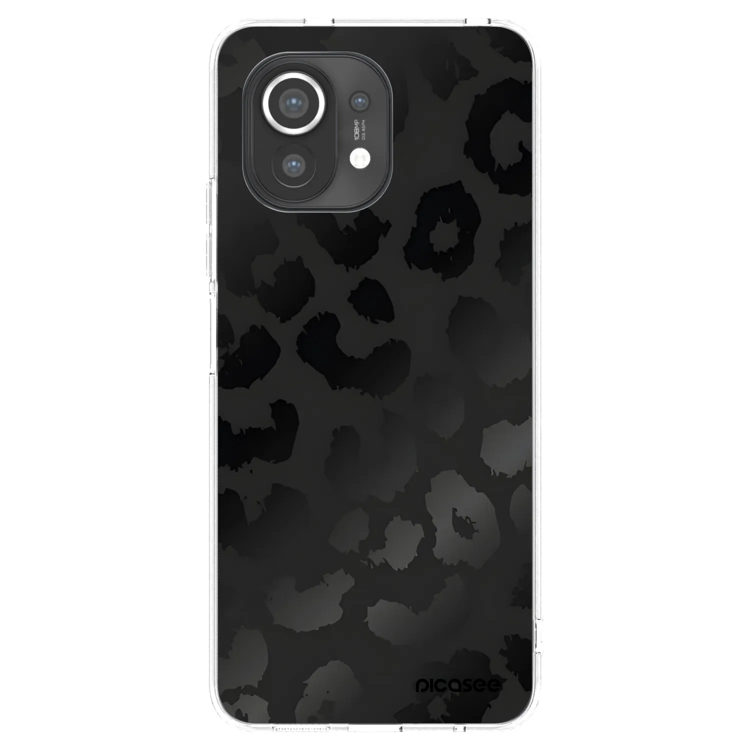Picasee silikonowe przeźroczyste etui na Xiaomi Mi 11 - Midnight Leopard
