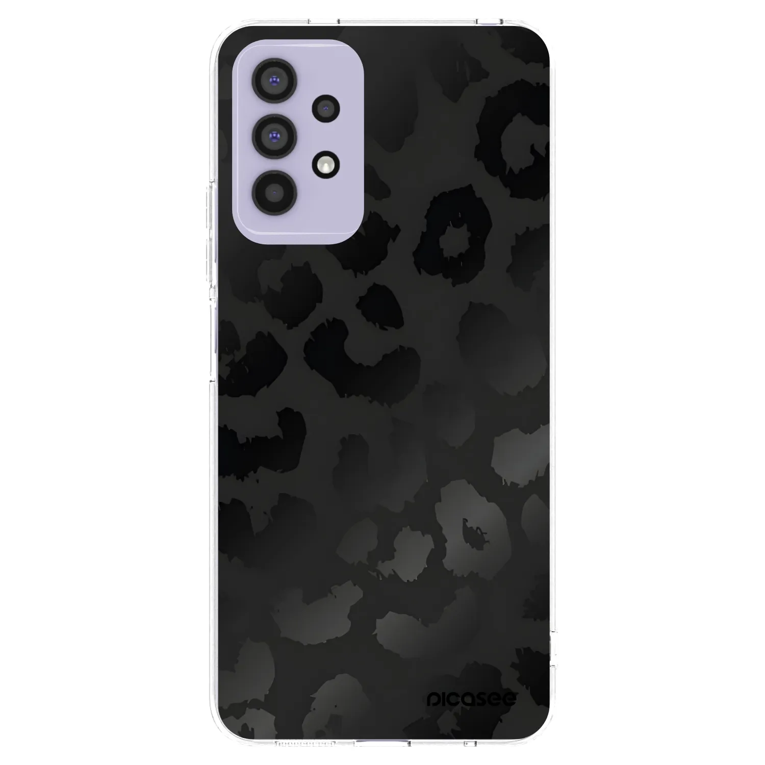 Picasee silikonowe przeźroczyste etui na Samsung Galaxy A32 4G SM-A325F - Midnight Leopard