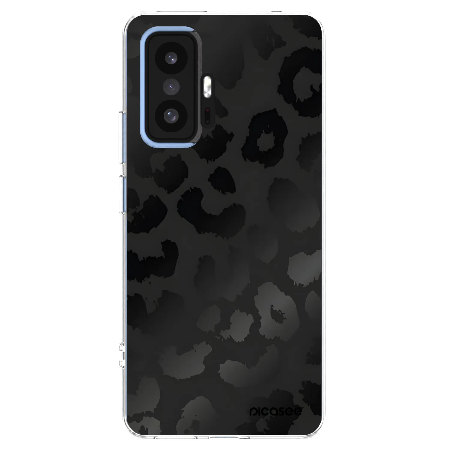 Picasee silikonowe przeźroczyste etui na Xiaomi 11T Pro - Midnight Leopard