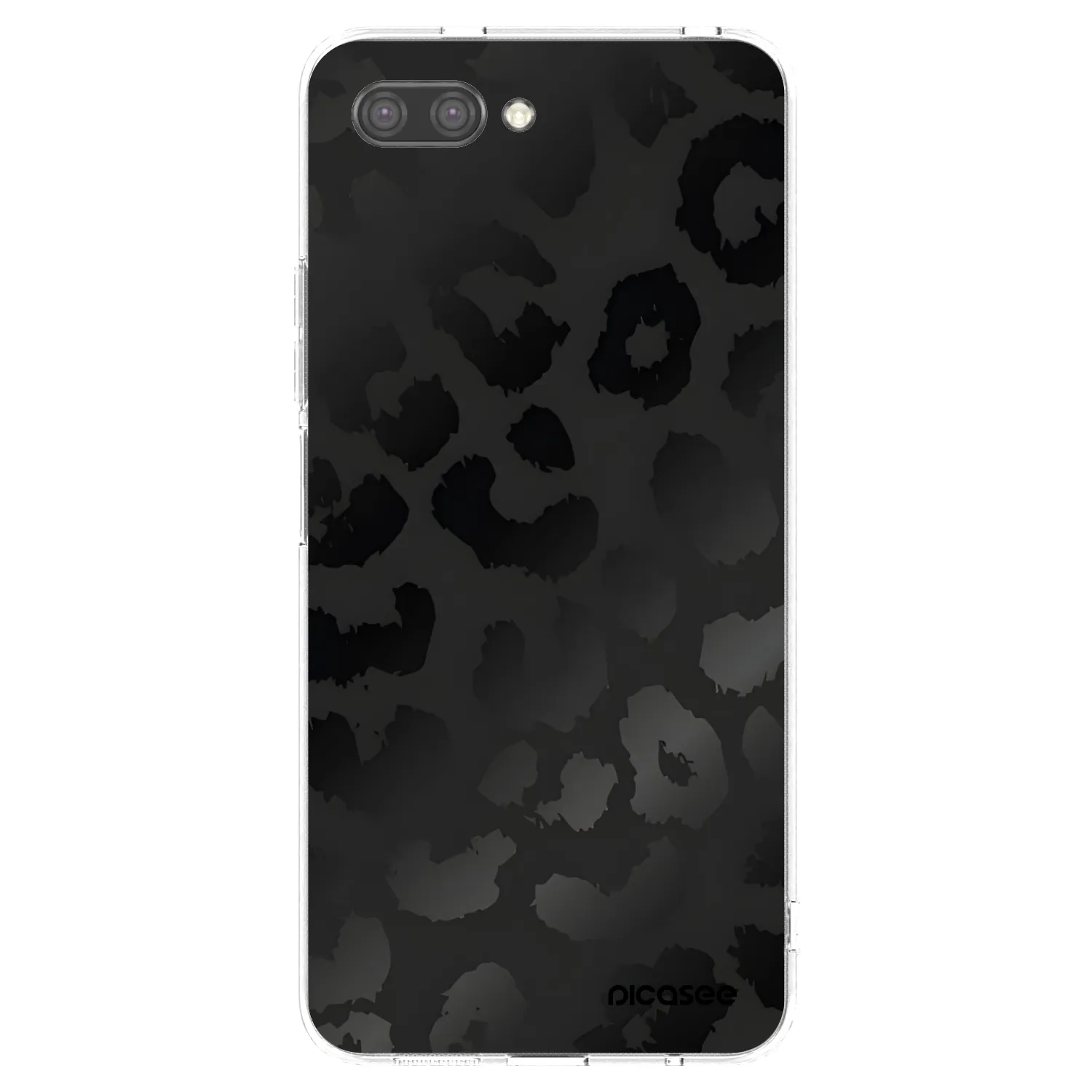 Picasee silikonowe przeźroczyste etui na Honor 10 - Midnight Leopard