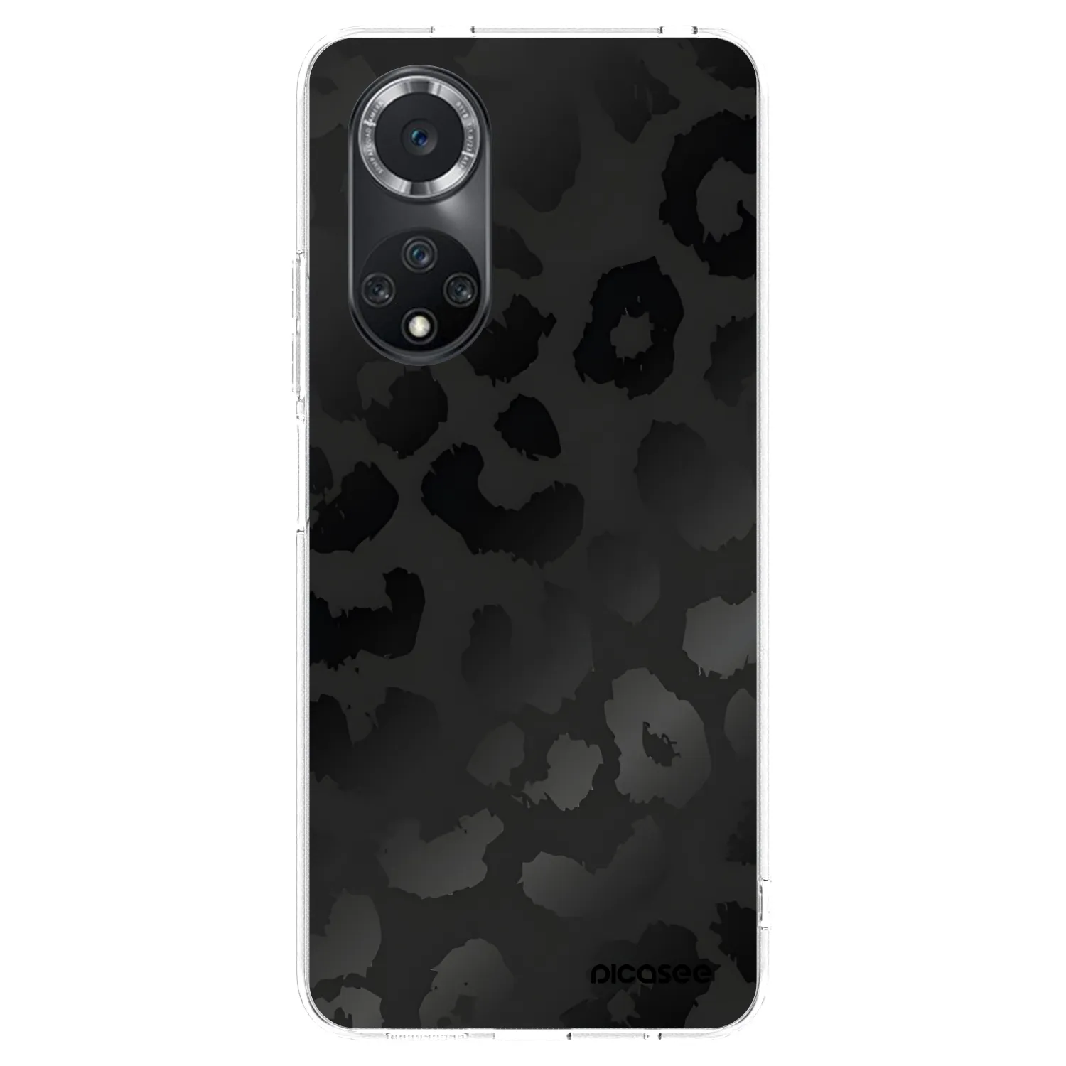 Picasee silikonowe przeźroczyste etui na Huawei Nova 9 SE - Midnight Leopard