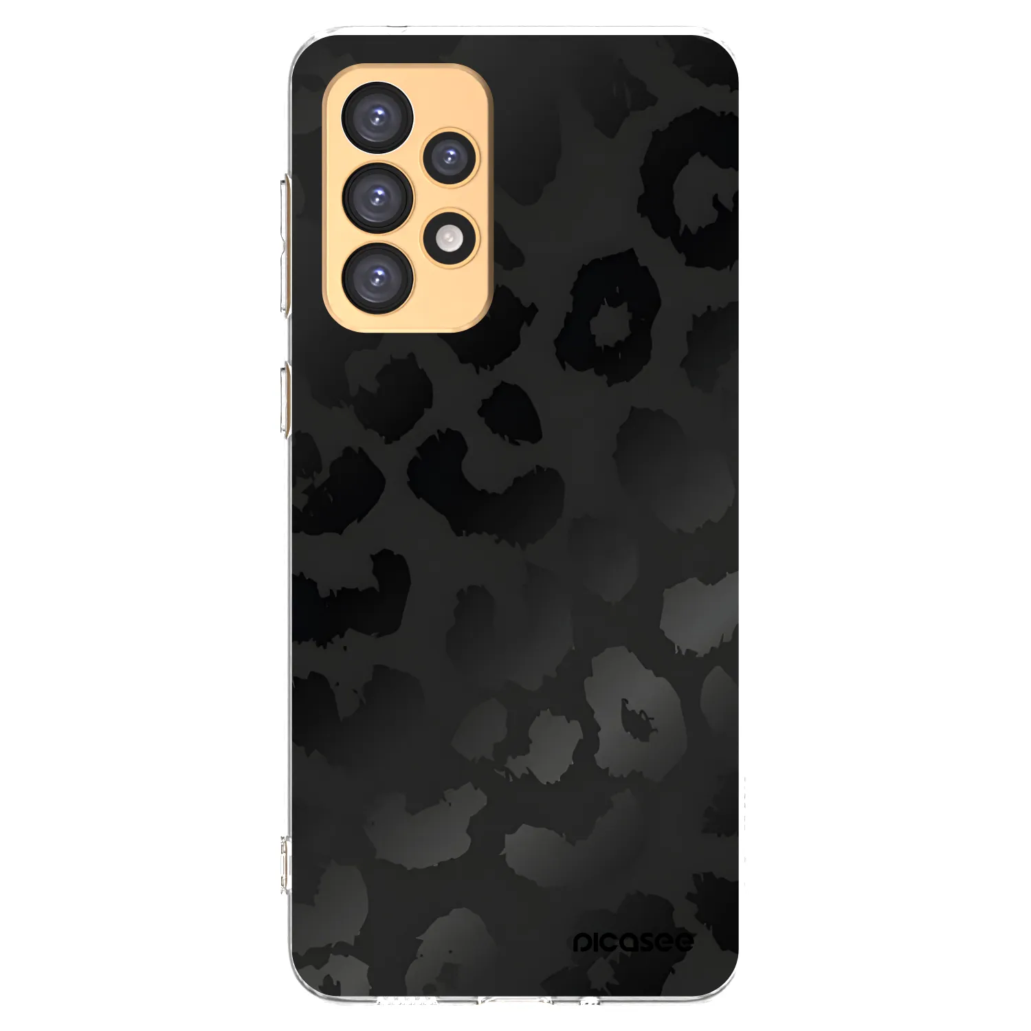 Picasee silikonowe przeźroczyste etui na Samsung Galaxy A33 5G A336 - Midnight Leopard