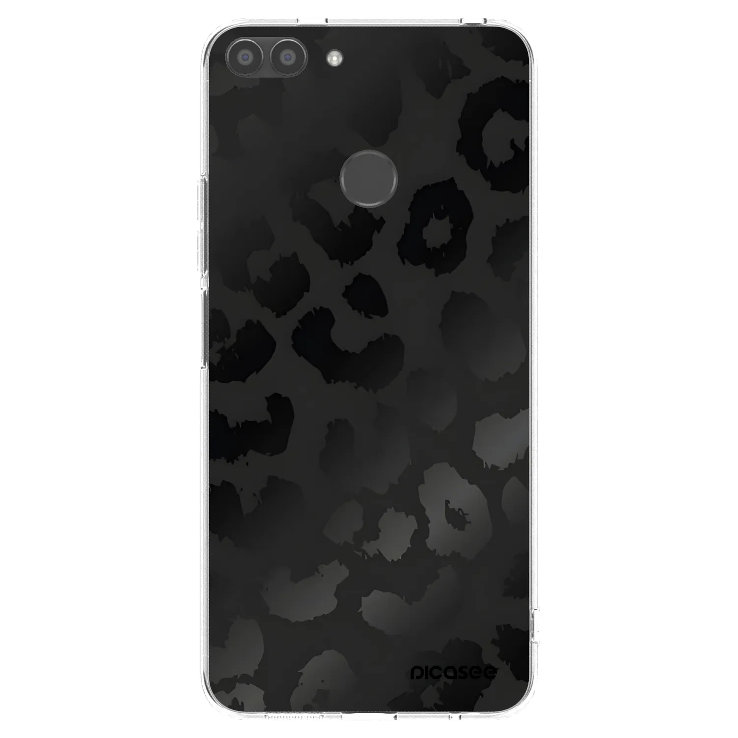 Picasee silikonowe przeźroczyste etui na Huawei P Smart - Midnight Leopard
