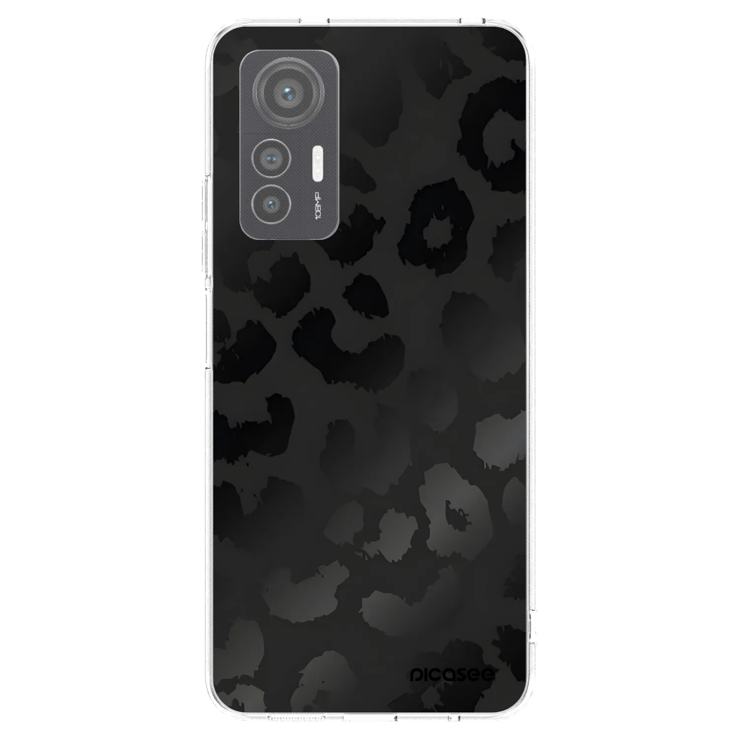 Picasee silikonowe przeźroczyste etui na Xiaomi 12 Lite - Midnight Leopard