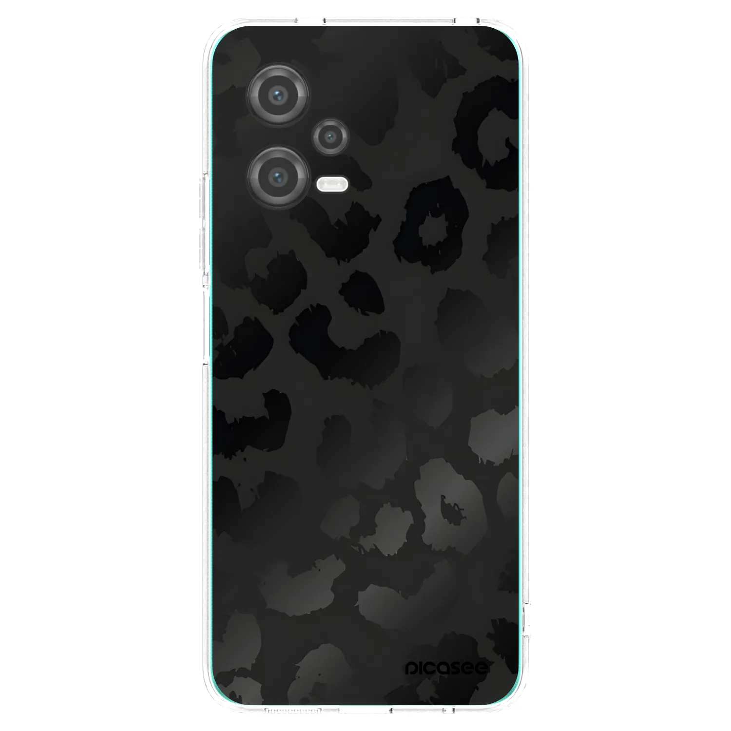 Picasee silikonowe przeźroczyste etui na Xiaomi Poco X5 - Midnight Leopard