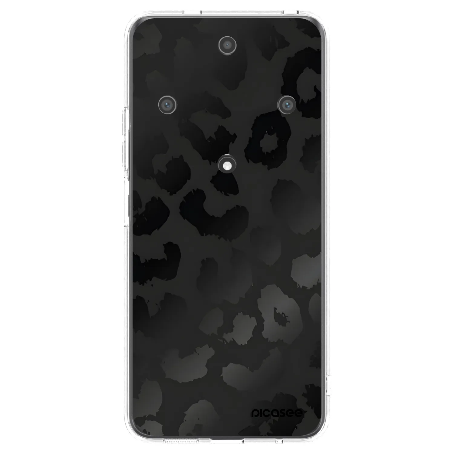 Picasee silikonowe przeźroczyste etui na Honor Magic5 Lite 5G - Midnight Leopard