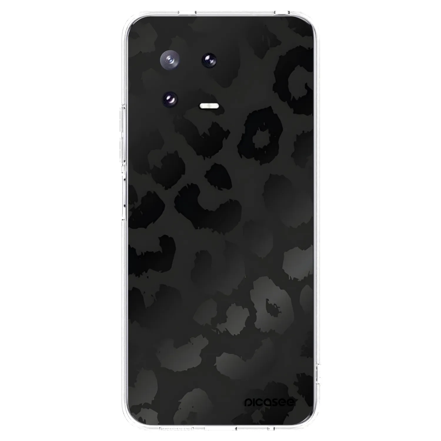 Picasee silikonowe przeźroczyste etui na Xiaomi 13 Pro - Midnight Leopard