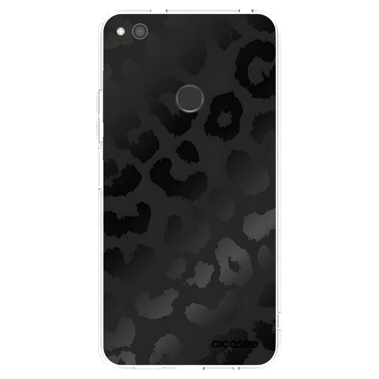 Picasee silikonowe przeźroczyste etui na Huawei P9 Lite 2017 - Midnight Leopard