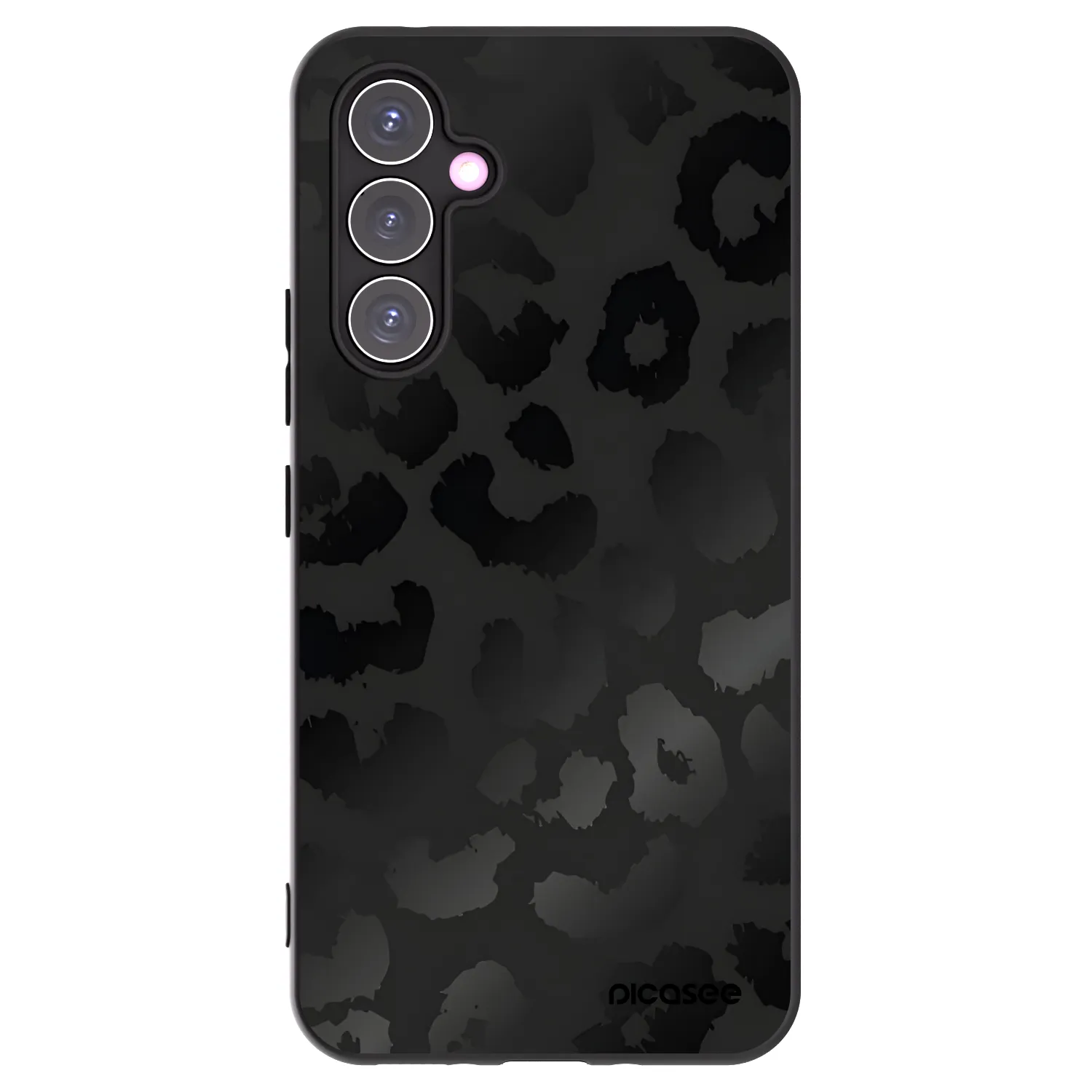 Picasee silikonowe czarne etui na Samsung Galaxy A54 5G A546B - Midnight Leopard