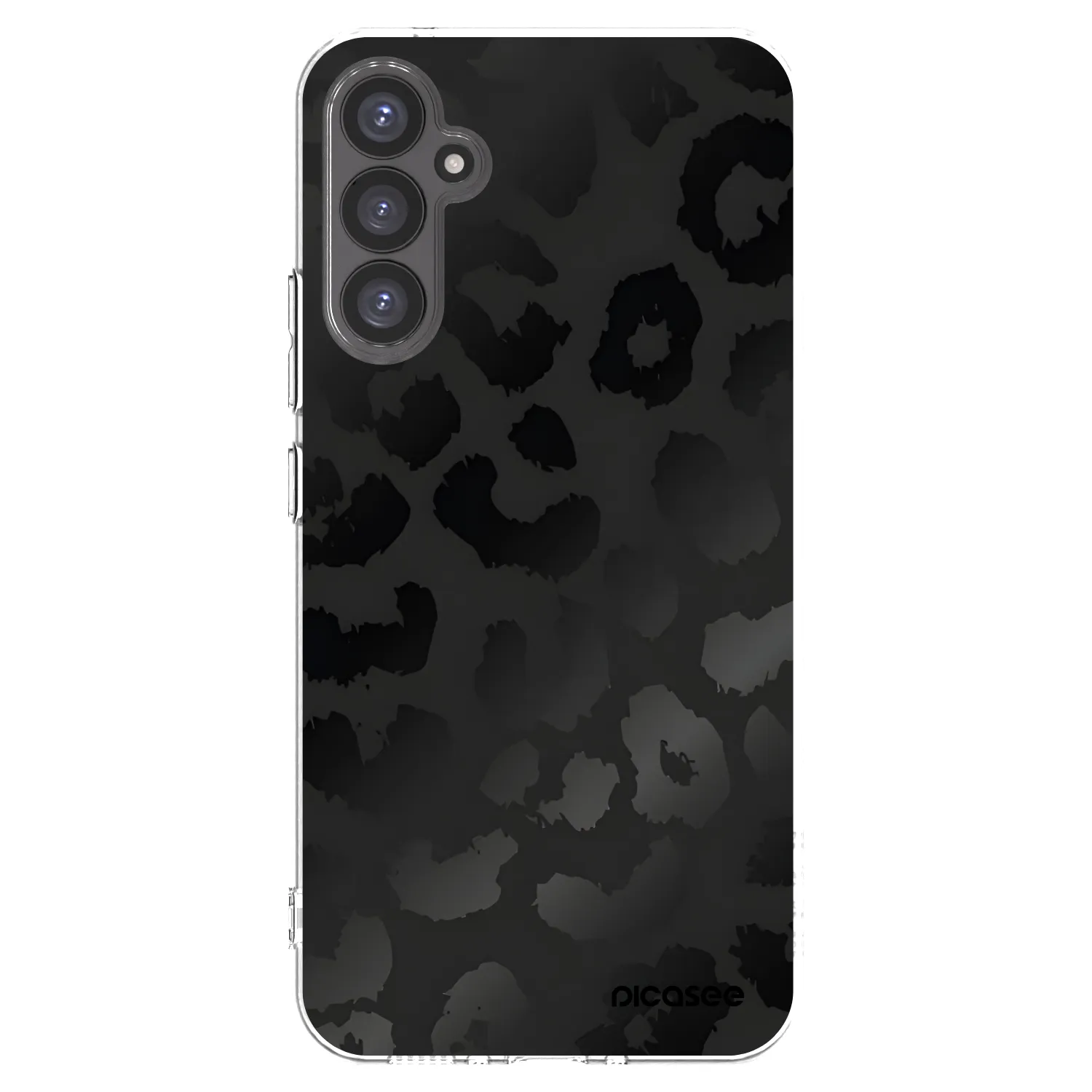 Picasee silikonowe przeźroczyste etui na Samsung Galaxy A34 5G A346B - Midnight Leopard