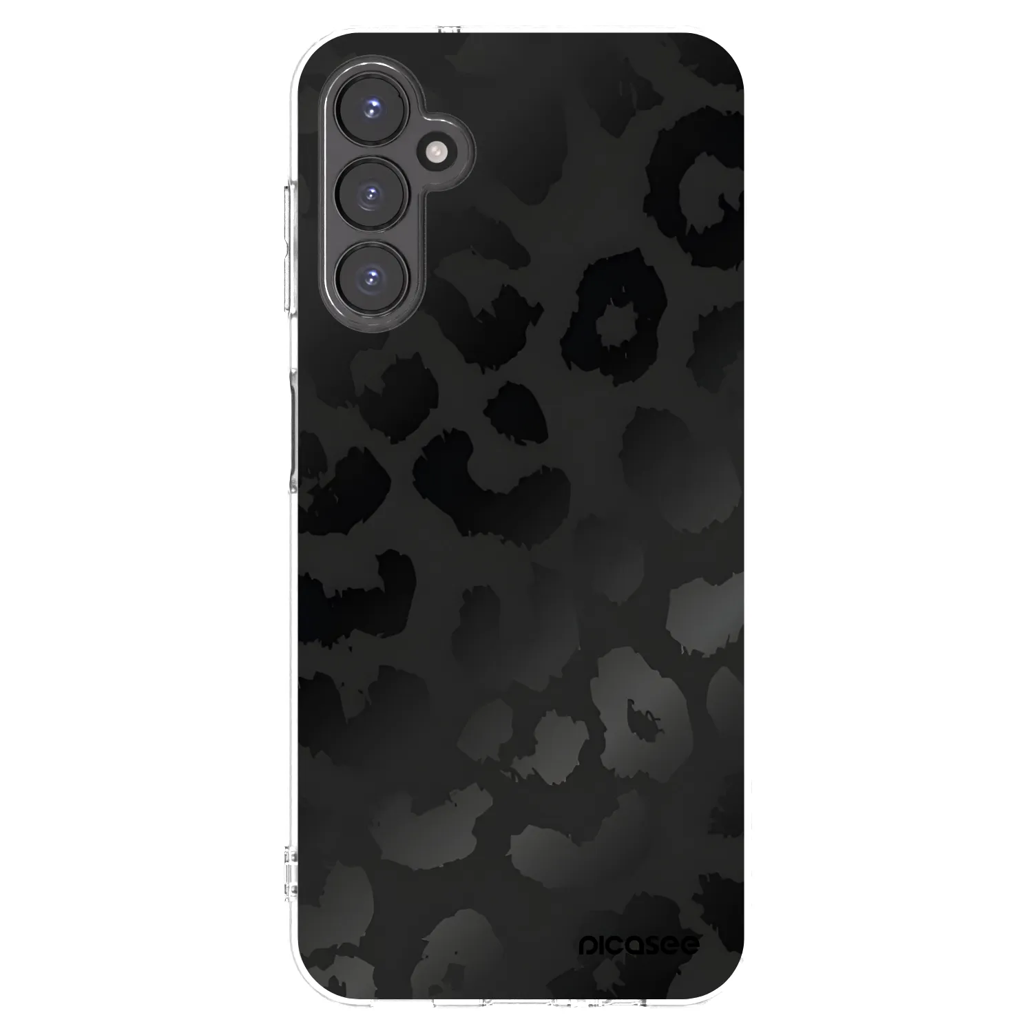 Picasee silikonowe przeźroczyste etui na Samsung Galaxy A14 5G A146P - Midnight Leopard