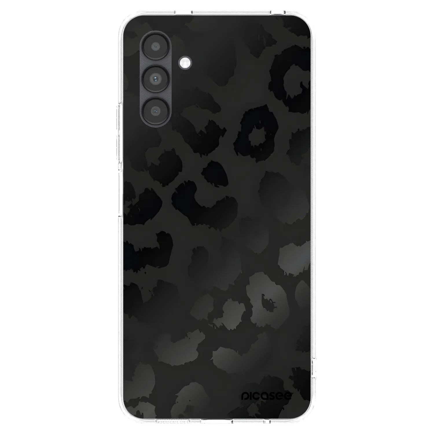Picasee silikonowe przeźroczyste etui na Samsung Galaxy A04s A047F - Midnight Leopard